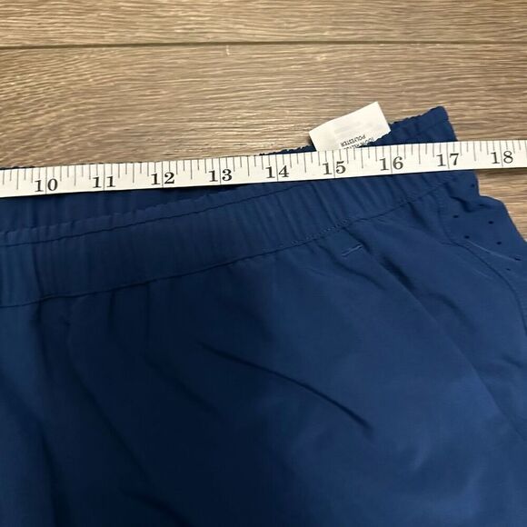 REI Men’s Size XL Athletic Shorts Blue Performance Stretch Activewear Lined - Picture 6 of 8